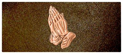 DNSEMP L 516 CP SH BR Copper Praying Hands Shimmer Brown